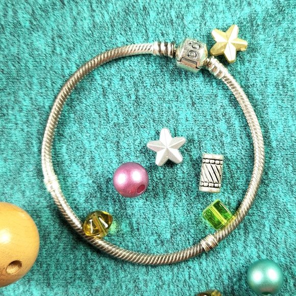 PANDORA - Sterling Silver Chain Bracelet - 8 1/4" Long - Picture 9 of 10